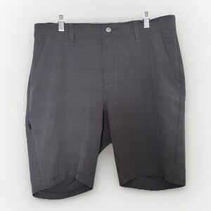 BYLT Mens Kinetic 35 Dark Gray Athletic Performance Outdoor Casual Shorts